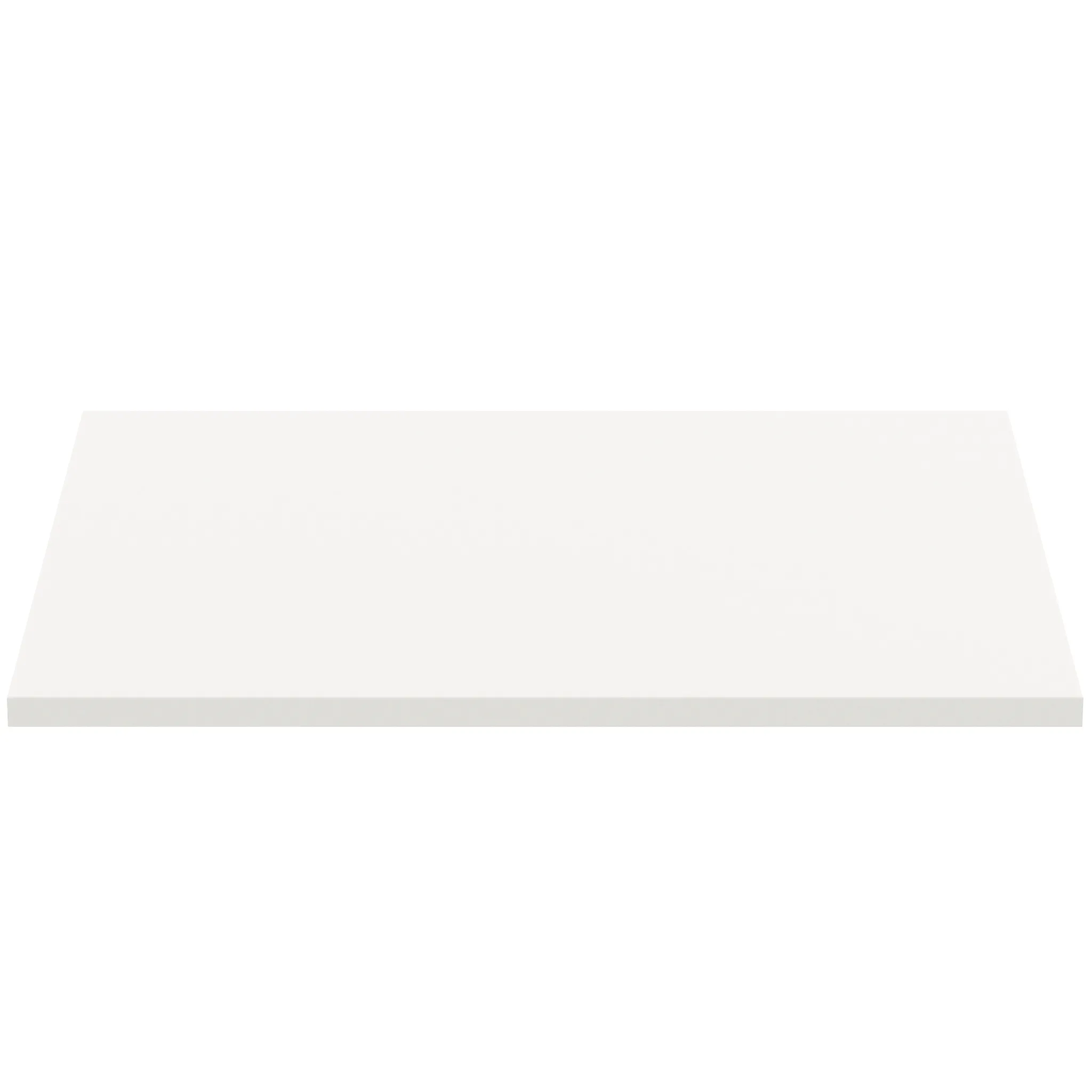 Waschtischplatte i.life B ohne Ausschnitt 602x506x18mm Weiß matt