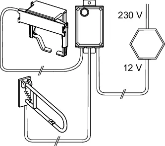 planus WC-Fernauslösung kabelgebund. Elektrotaster 12 V-Netz planus WC-Fernauslösung kabelgebund. Elektrotaster 12 V-Netz