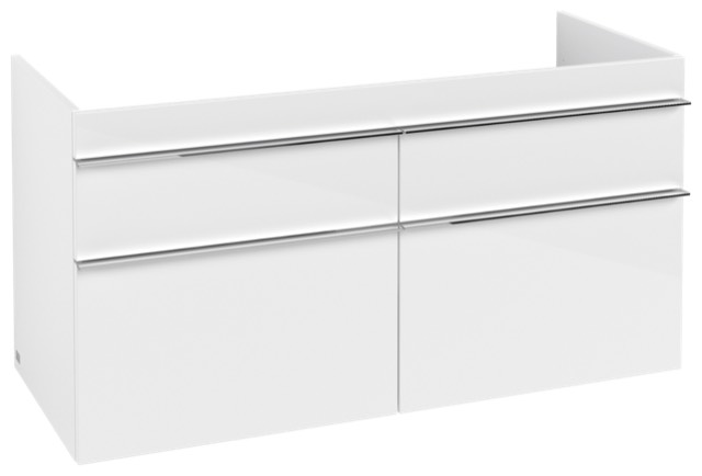 Waschtischunterschrank „Venticello“ ​4 Auszüge / Schubladen Waschbecken mittig 115,3 × 59 × 50,2 cm 