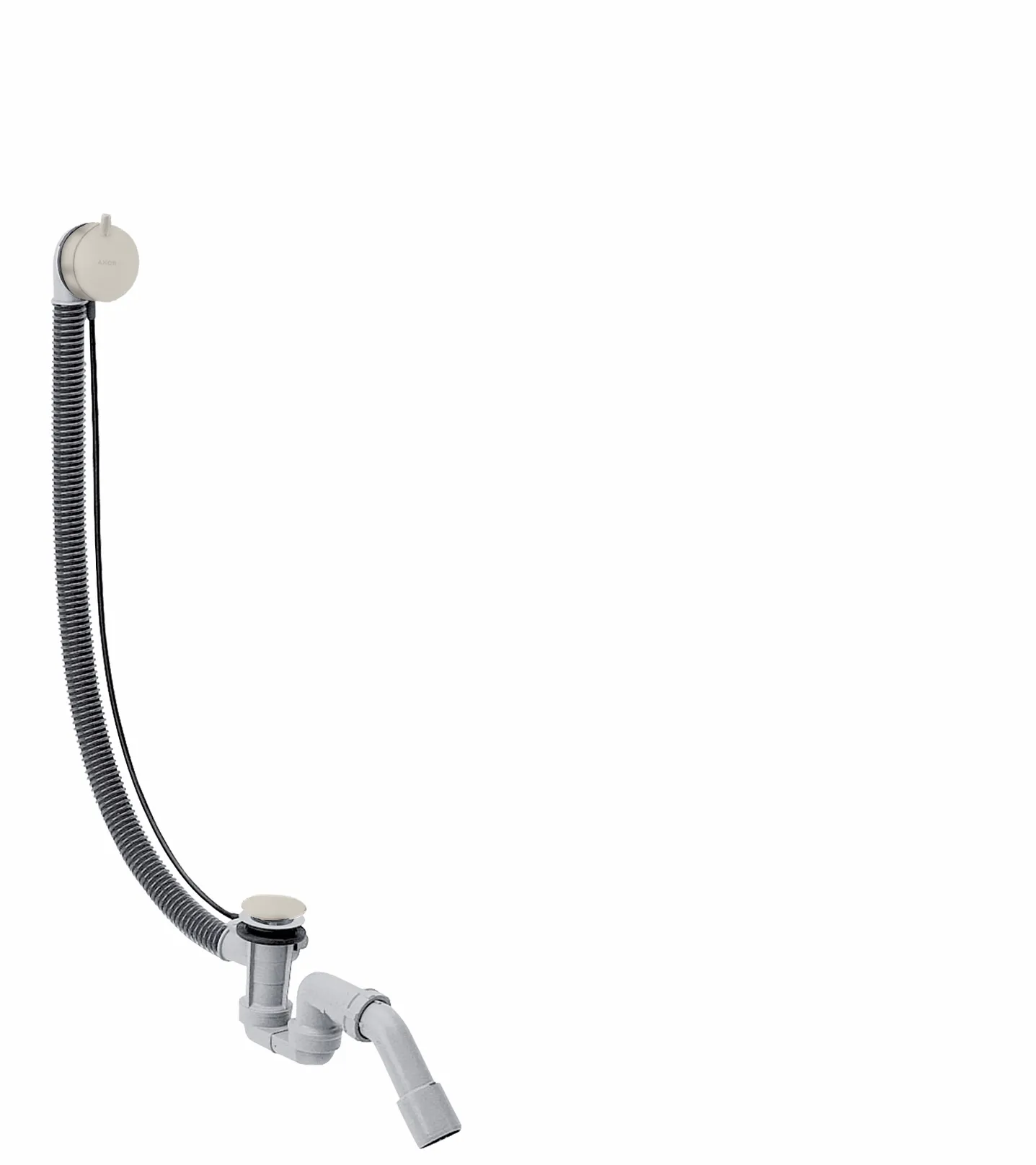 Hansgrohe AXOR 58318XXX Ablauf- und Überlaufgarnitur Flexaplus, Edelstahl Optic, für Sonderwannen, mit flexiblen Überlaufschlauch Hansgrohe AXOR 58318XXX Ablauf- und Überlaufgarnitur Flexaplus, Edelstahl Optic, für Sonderwannen, mit flexiblen Überlaufschlauch