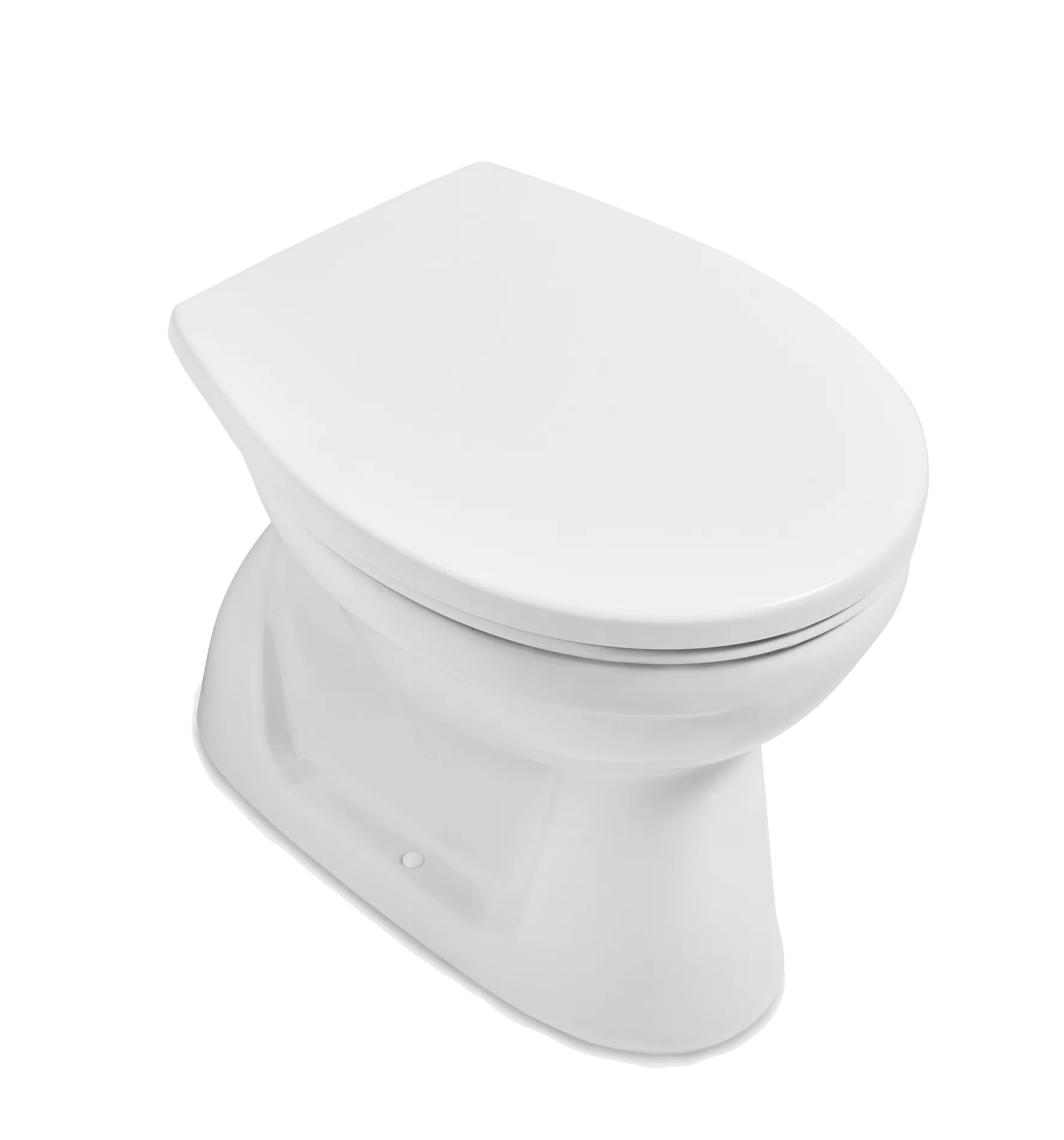 Tiefspül-WC spülrandlos O.novo 7618R1, 360 x 550 x 390 mm, Oval, bodenstehend, Abgang senkrecht, Weiß Alpin Tiefspül-WC spülrandlos O.novo 7618R1, 360 x 550 x 390 mm, Oval, bodenstehend, Abgang senkrecht, Weiß Alpin