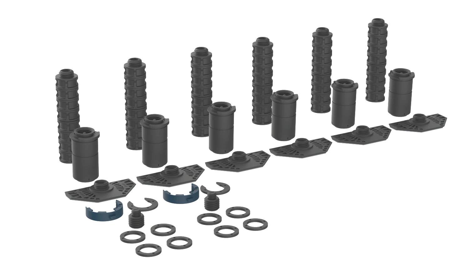 Bette Montagefuß für Duschwannen ≤ 120 cm „BetteLevel“ 19 cm Bette Montagefuß für Duschwannen ≤ 120 cm „BetteLevel“ 19 cm