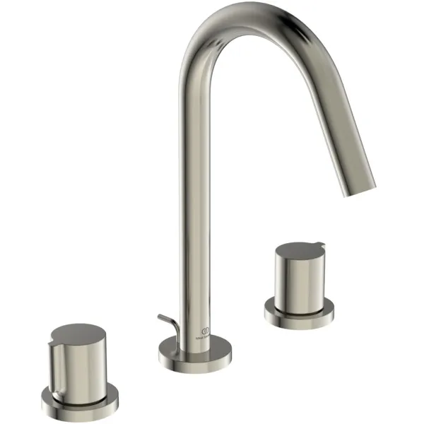 Ideal Standard Waschtischarmatur Joy, 3-Loch, Ausladung 127 mm, Farbe Silver Storm Ideal Standard Waschtischarmatur Joy, 3-Loch, Ausladung 127 mm, Farbe Silver Storm