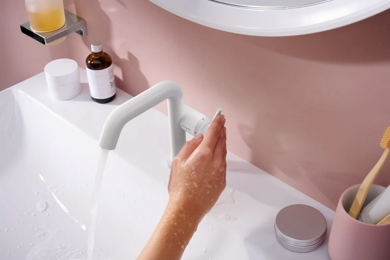 Hansgrohe Xelu Q Waschtisch, weiß, 800x480 mm, wandhängend, mit Hahnloch, ohne Überlauf, SmartClean Glasur