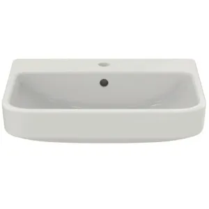 Waschbecken „i.lifeB“ 55 × 44 × 17 cm, Hahnlochposition mittig Waschbecken „i.lifeB“ 55 × 44 × 17 cm, Hahnlochposition mittig