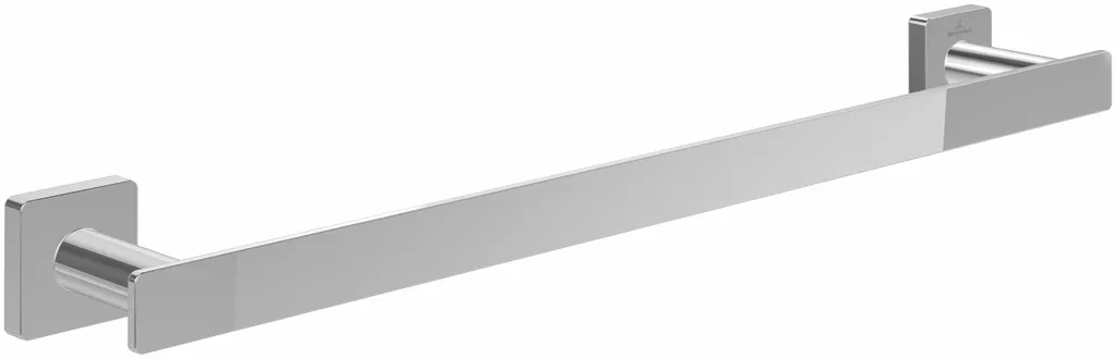 Villeroy & Boch Handtuchhalter „Elements-Striking“, Befestigung verdeckt, 1-armig in Brushed Nickel Matt