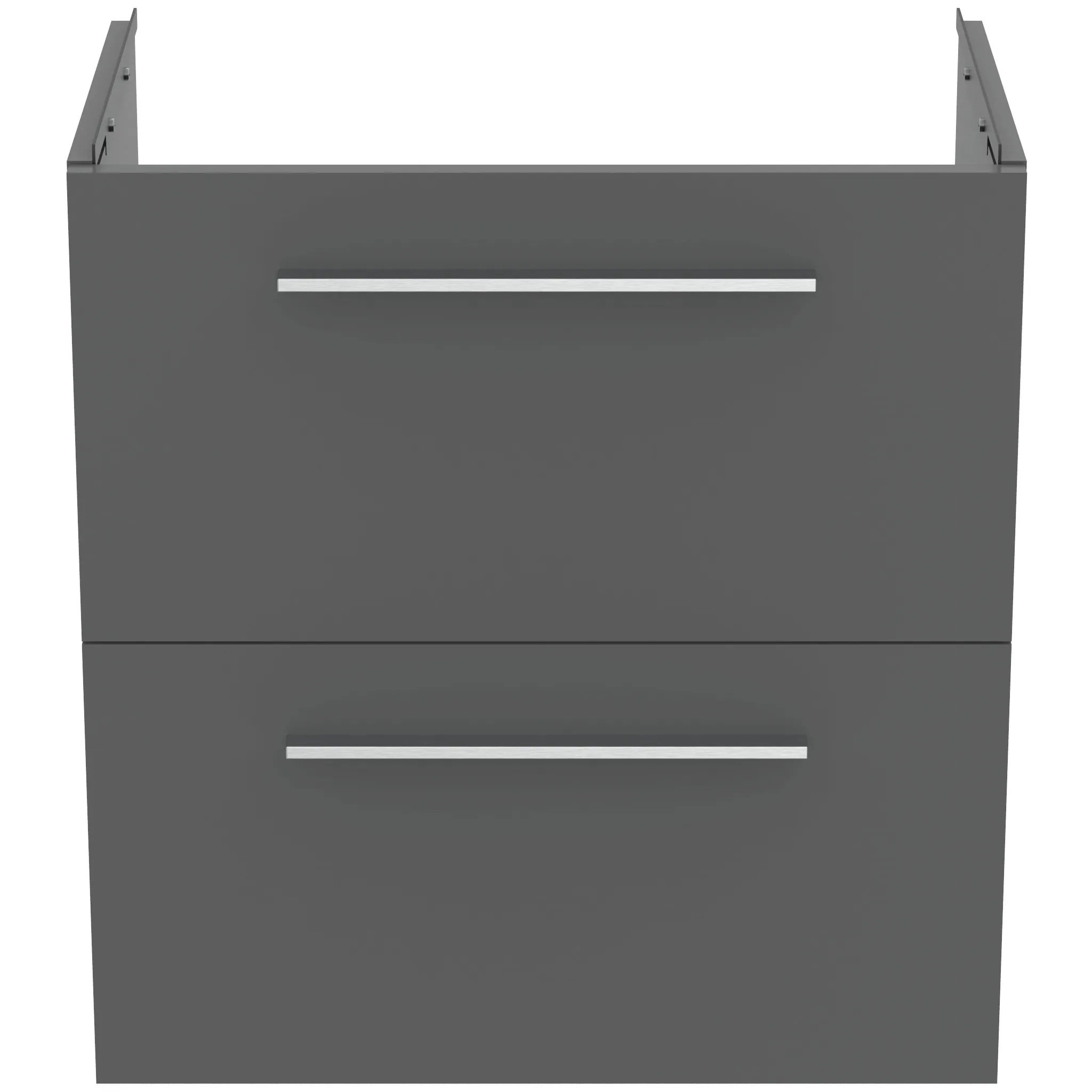 Ideal Standard Waschtischunterschrank „i.lifeS“ 60 × 63 × 37,5 cm Quarzgrau matt