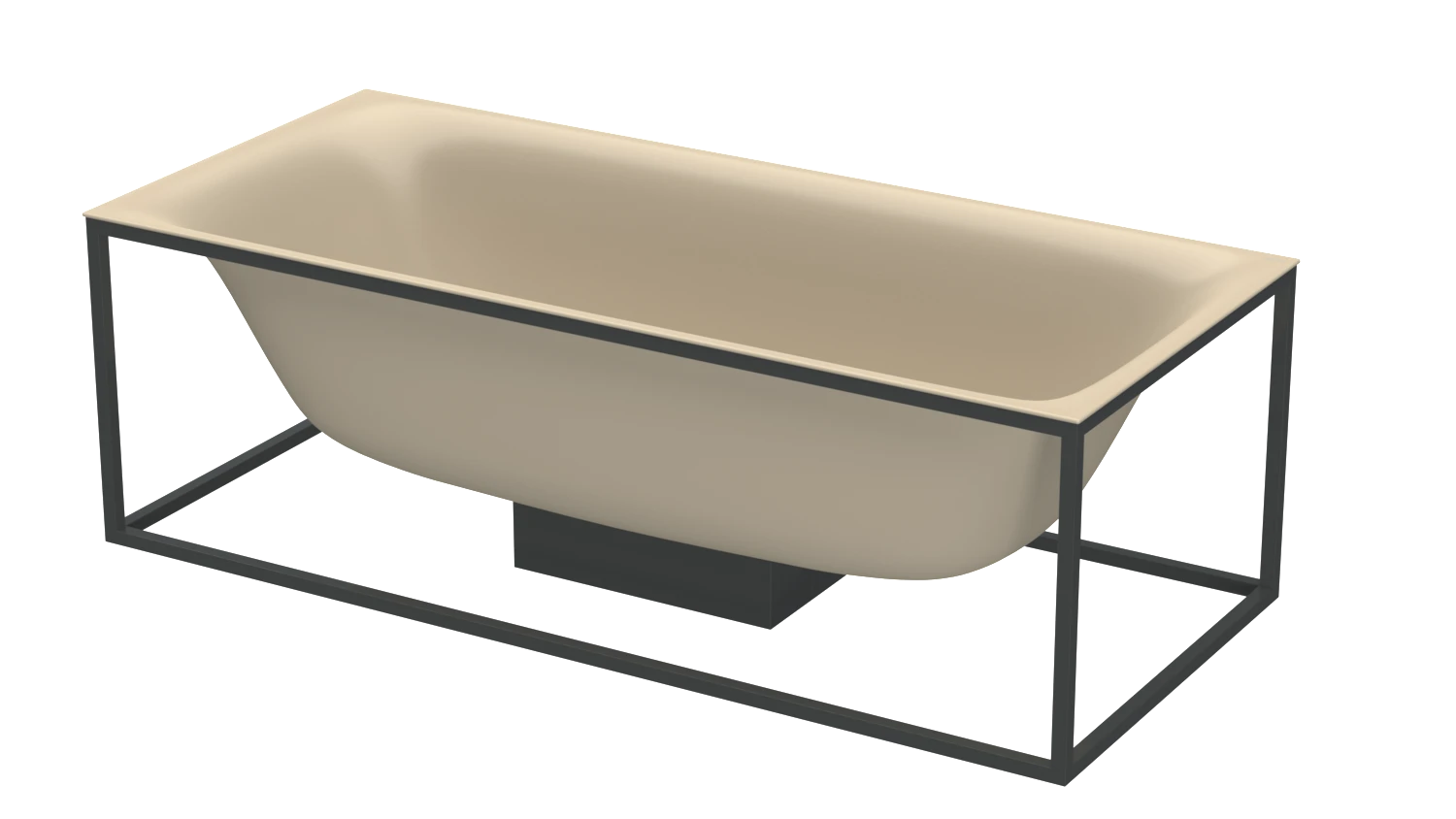 Bette Badewanne „BetteLux Shape“ rechteck 180 × 80 cm in Sand Bette Badewanne „BetteLux Shape“ rechteck 180 × 80 cm in Sand