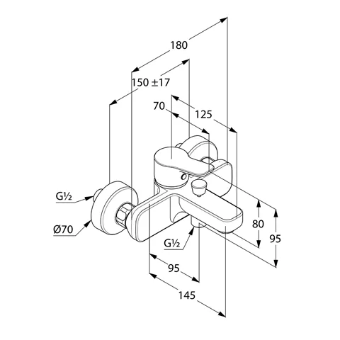 Kludi PURE & EASY WFB-Einhandmischer eigensicher chrom Kludi PURE & EASY WFB-Einhandmischer eigensicher chrom