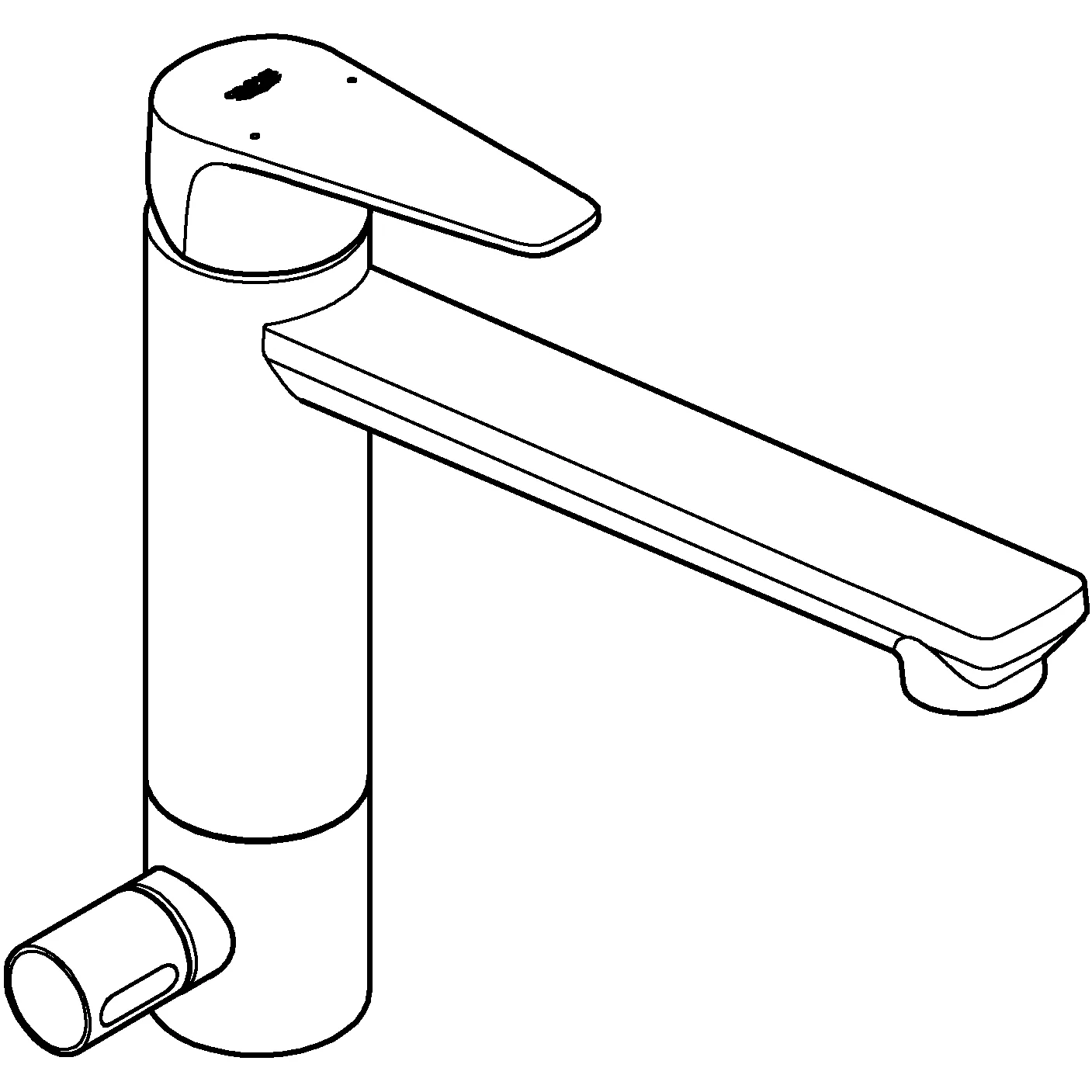 Einhand-Spültischbatterie BauEdge 31696, mittelhoher Auslauf, Einlochmontage, integrierte Vorabsperrung, getrennte innenliegende Wasserwege – kein Kontakt mit Blei oder Nickel, chrom Einhand-Spültischbatterie BauEdge 31696, mittelhoher Auslauf, Einlochmontage, integrierte Vorabsperrung, getrennte innenliegende Wasserwege – kein Kontakt mit Blei oder Nickel, chrom