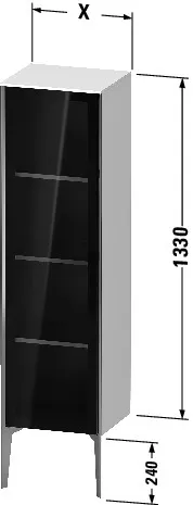 Duravit Halbhochschrank „XViu“ 40 × 133 × 36 cm