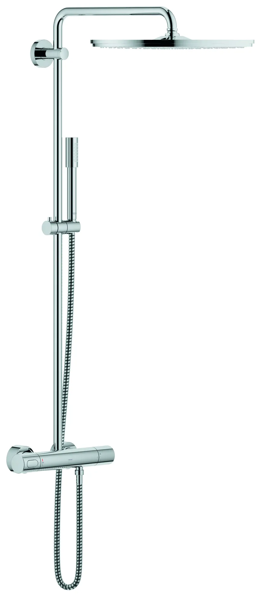 Duschsystem Rainshower System 400 27174_1, mit Aufputz-Thermostatbatterie, Wandmontage, chrom Duschsystem Rainshower System 400 27174_1, mit Aufputz-Thermostatbatterie, Wandmontage, chrom