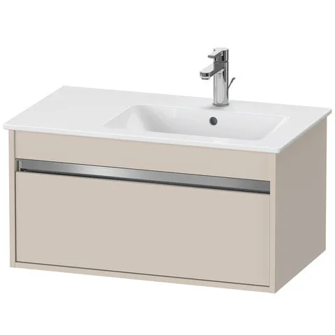 Duravit Waschtischunterschrank wandhängend „Ketho“ 80 × 41 × 47,5 cm Taupe Matt Duravit Waschtischunterschrank wandhängend „Ketho“ 80 × 41 × 47,5 cm Taupe Matt