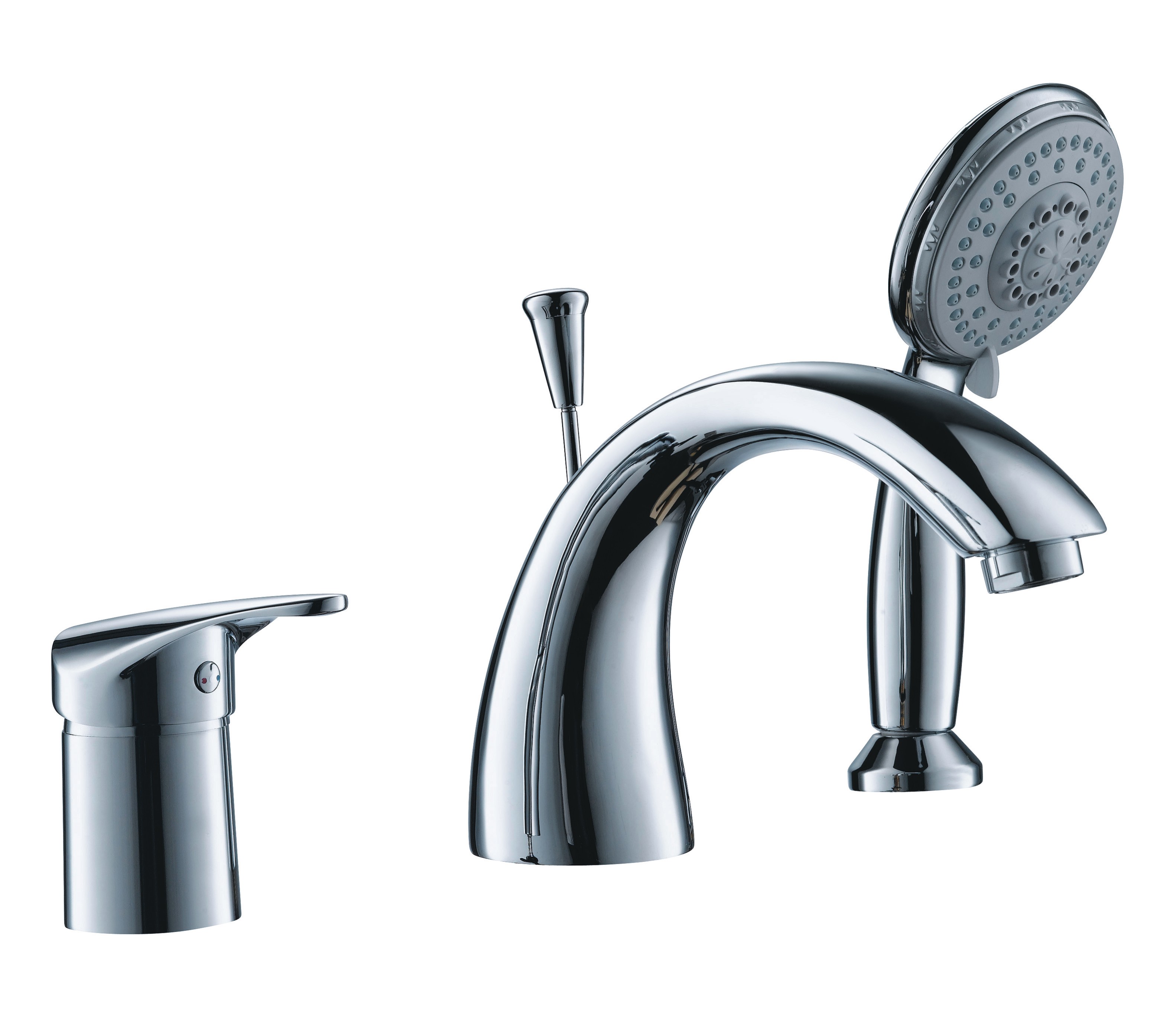 3-Loch-Wannen-Einhandbatterie AqvaBasic II - inkl. Sicht- Funktionsteile - Ausladung 220 mm - Handbrause AqvaBasic - Kartusche mit keramischen Dichtscheiben - Heißwassersperre - Wassermengendurchflussregulierung - chrom Passende Montageplatten finden Si 3-Loch-Wannen-Einhandbatterie AqvaBasic II - inkl. Sicht- Funktionsteile - Ausladung 220 mm - Handbrause AqvaBasic - Kartusche mit keramischen Dichtscheiben - Heißwassersperre - Wassermengendurchflussregulierung - chrom Passende Montageplatten finden Si