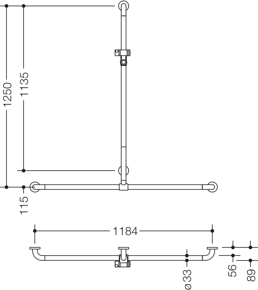 HEWI Haltegriff „Serie 801“