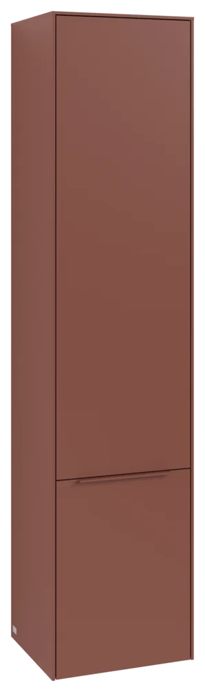 Villeroy & Boch Hochschrank Subway 3.0 C58702, 400 x 1710 x 362 mm, 2 Türen, Anschlag (Scharnier) rechts, Wine Red