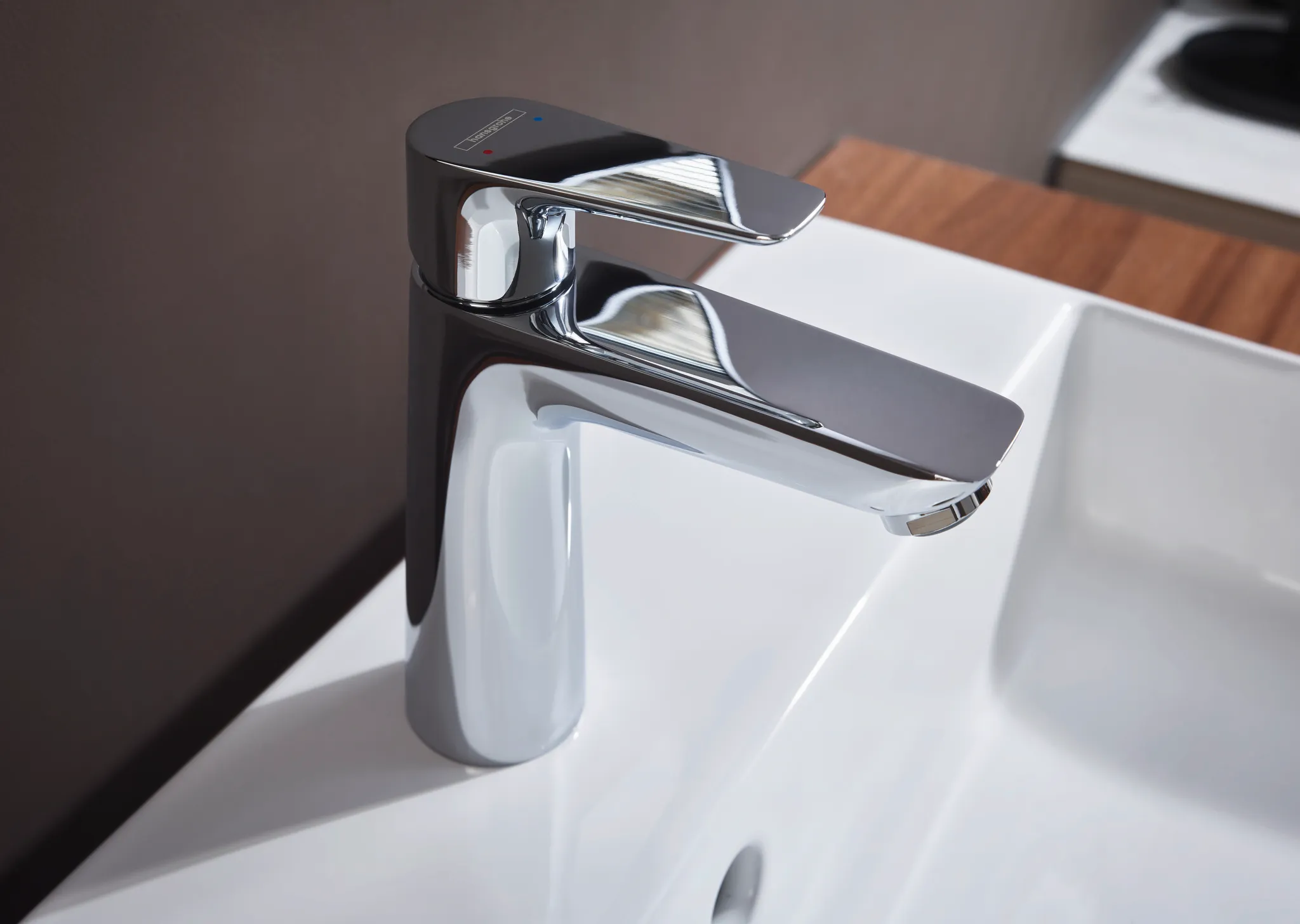 Hansgrohe Talis E Einhebel-Waschtischmischer 110 mit Zugstangen-Ablaufgarnitur, Chrom Hansgrohe Talis E Einhebel-Waschtischmischer 110 mit Zugstangen-Ablaufgarnitur, Chrom