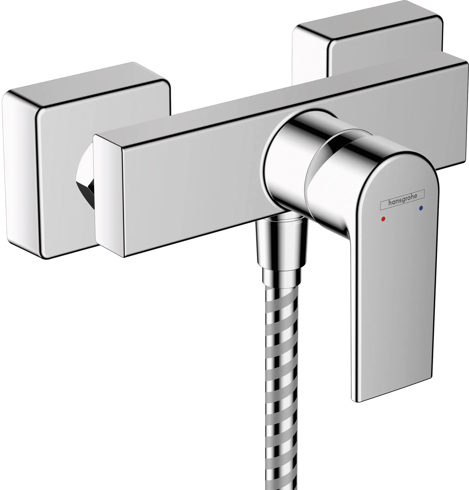 Hansgrohe Mischer Vernis Shape Einhebel-Brausemischer Aufputz, Chrom Hansgrohe Mischer Vernis Shape Einhebel-Brausemischer Aufputz, Chrom