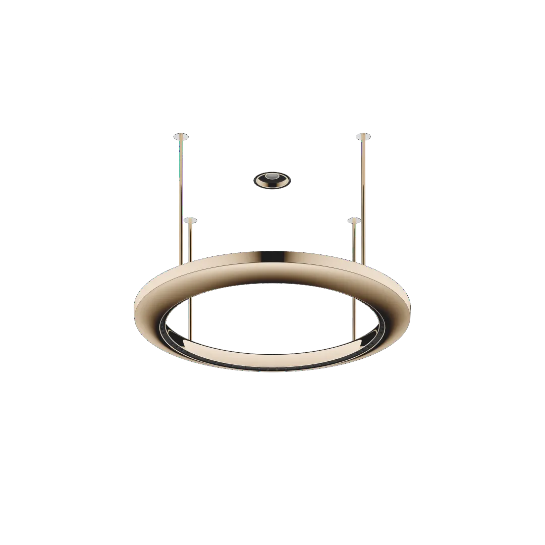 Dornbracht AQUAHALO Regenpaneel - Champagne (22kt Gold) Bausatz-Endmontage