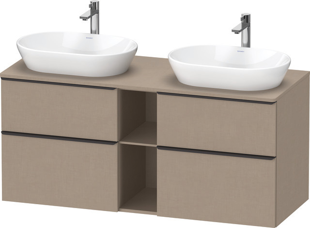 Duravit Waschtischunterschrank wandhängend „D-Neo“ 140 × 66,4 × 55 cm