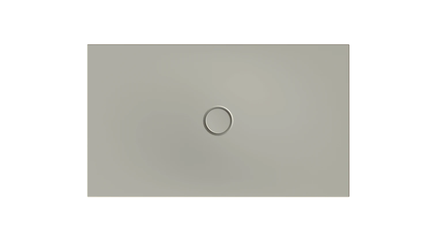 Bette rechteck Duschwanne „BetteFloor“ 1200 × 700 mm ohne Oberflächenbeschichtung, mit BetteGlasur Plus, ohne Wannenträger, in Stone