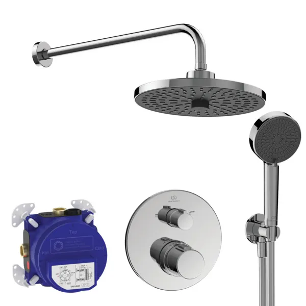 Ideal Standard Ceratherm T100 Armaturen-Paket Chrom Ideal Standard Ceratherm T100 Armaturen-Paket Chrom