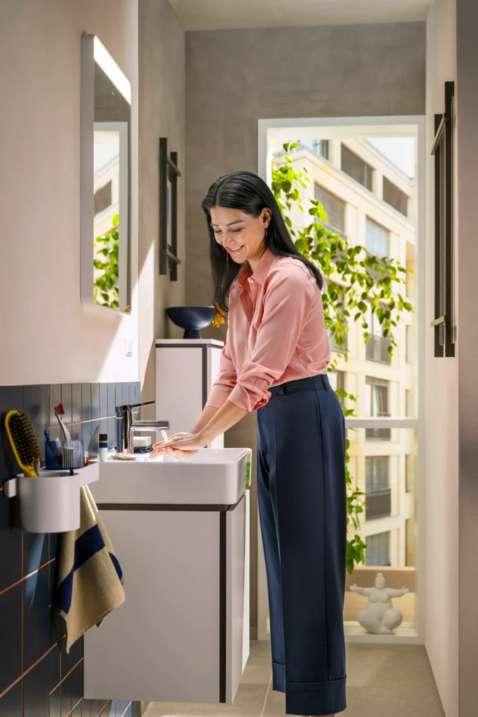 Hansgrohe Zesis S Einhebel-Waschtischmischer mit Metall-Zugstangen-Ablaufgarnitur, Chrom, ComfortZone 70, Ausladung 105 mm, Auslaufhöhe 74 mm Hansgrohe Zesis S Einhebel-Waschtischmischer mit Metall-Zugstangen-Ablaufgarnitur, Chrom, ComfortZone 70, Ausladung 105 mm, Auslaufhöhe 74 mm