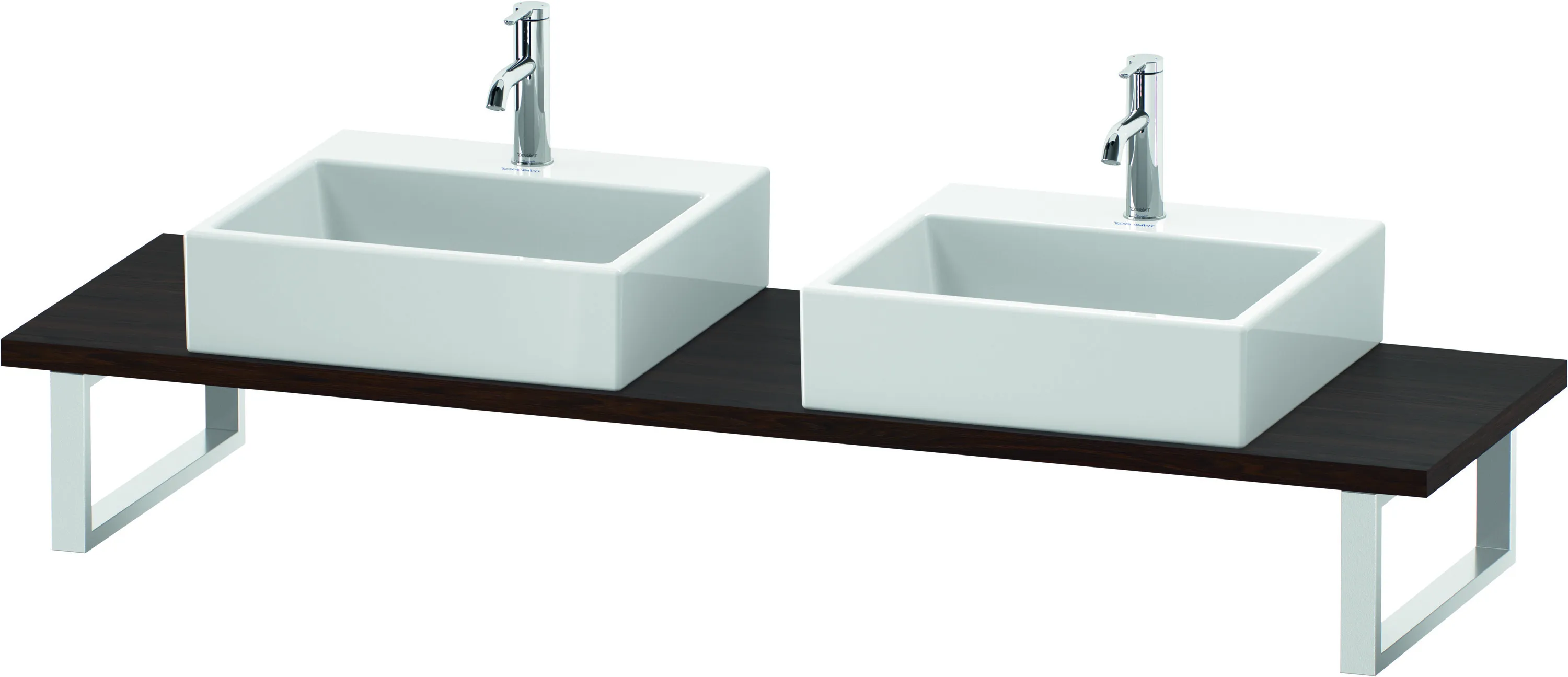 Duravit Konsole „L-Cube“ in Nussbaum gebürstet Duravit Konsole „L-Cube“ in Nussbaum gebürstet