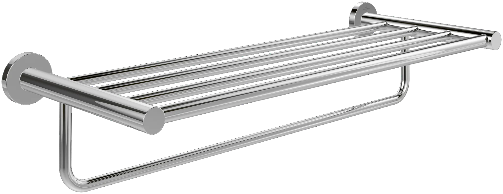 Villeroy & Boch Handtuchhalter „Elements-Tender“, Befestigung verdeckt in Brushed Nickel Matt