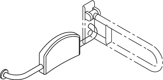 Rückenst. Ser 801,SK-Griff-Mont., li,antimikrobielle Ausrüstung signalweiß Rückenst. Ser 801,SK-Griff-Mont., li,antimikrobielle Ausrüstung signalweiß