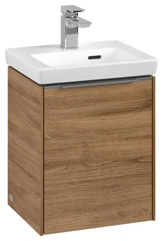 Villeroy & Boch Waschtischunterschrank mit Tür „Subway 3.0“ für Schrankwaschtisch 351 × 429 × 309 mm Kansas Oak, 1 Tür, für Becken mittig, Anschlag links Villeroy & Boch Waschtischunterschrank mit Tür „Subway 3.0“ für Schrankwaschtisch 351 × 429 × 309 mm Kansas Oak, 1 Tür, für Becken mittig, Anschlag links