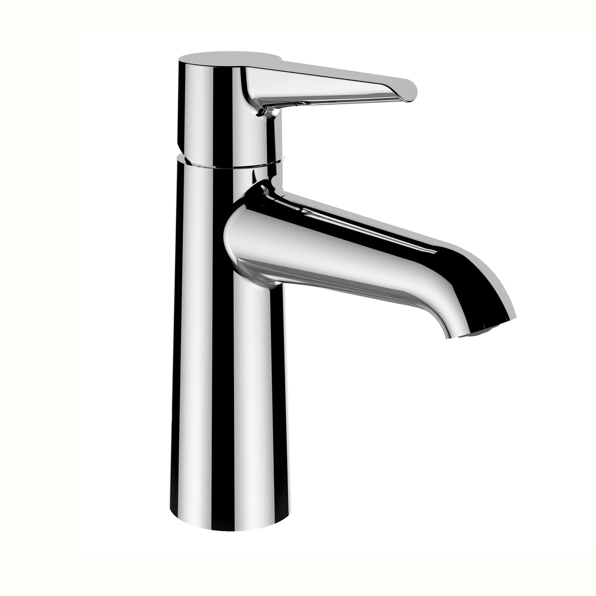 Einhebel-Waschtischmischer PURE Festauslauf Ausladung 110mm ohne Ablaufventil chrom Einhebel-Waschtischmischer PURE Festauslauf Ausladung 110mm ohne Ablaufventil chrom