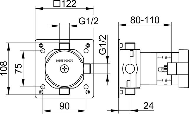 IXMO 59556000070 UP Funktionseinheit DN15 für 2-Wege Umstellventil IXMO 59556000070 UP Funktionseinheit DN15 für 2-Wege Umstellventil