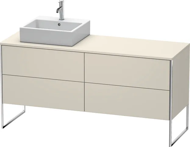 Duravit Waschtischunterschrank bodenstehend „XSquare“ 160 × 77,8 × 54,8 cm Taupe Matt Duravit Waschtischunterschrank bodenstehend „XSquare“ 160 × 77,8 × 54,8 cm Taupe Matt