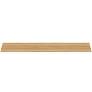 Waschtischplatte i.life B ohne Ausschnitt 1804x506x18mm Weiß matt