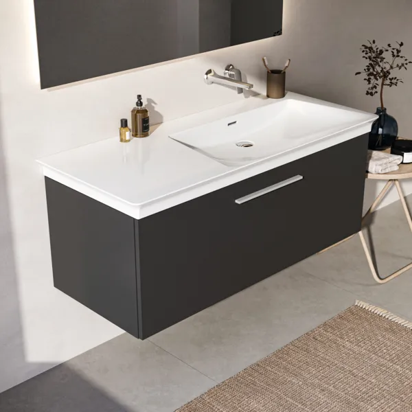 Ideal Standard Waschtischunterschrank „i.lifeB“ 120 × 44 × 50,5 cm Greige matt Ideal Standard Waschtischunterschrank „i.lifeB“ 120 × 44 × 50,5 cm Greige matt