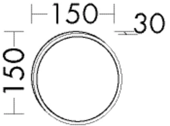 Vergrößerungsspiegel ACAG150 von burgbad – Serie Zubehör, 3-fach Vergrößerung, 150 mm, Saug-/Schraubfuß, Maße: 30 x 150 x 150 mm Vergrößerungsspiegel ACAG150 von burgbad – Serie Zubehör, 3-fach Vergrößerung, 150 mm, Saug-/Schraubfuß, Maße: 30 x 150 x 150 mm