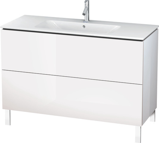 Duravit Waschtischunterschrank bodenstehend „L-Cube“ 122 × 70,4 × 48,1 cm