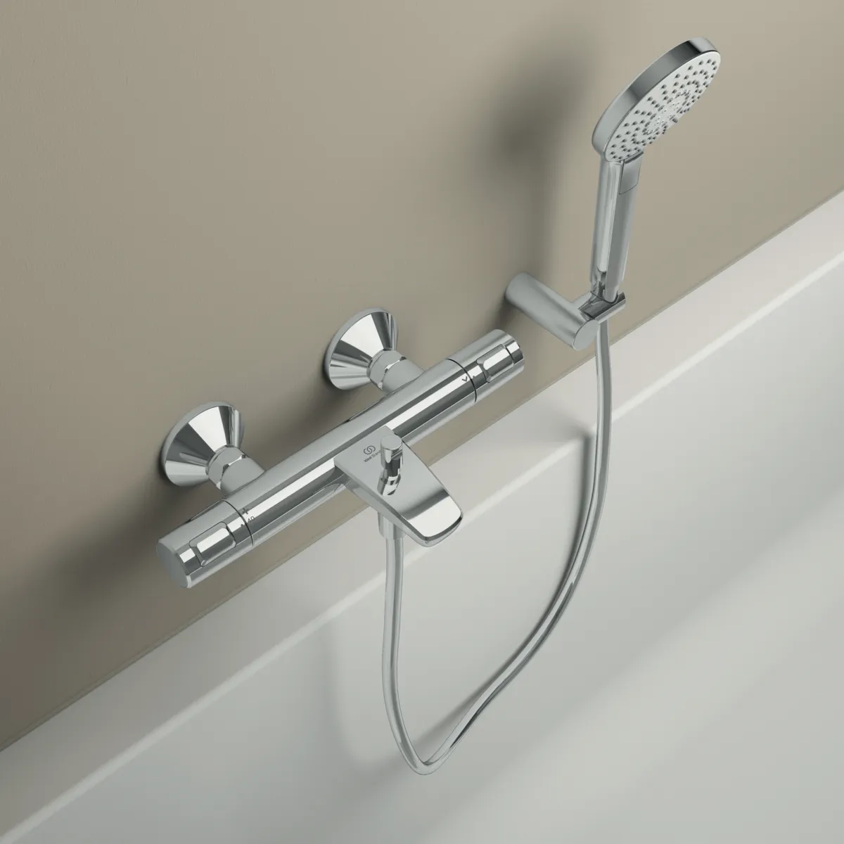 Ideal Standard Ceratherm T25 Badethermostat Aufputz Chrom Ideal Standard Ceratherm T25 Badethermostat Aufputz Chrom