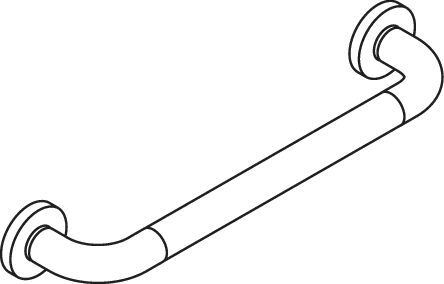 HEWI Haltegriff „Serie 801“ in Reinweiß HEWI Haltegriff „Serie 801“ in Reinweiß