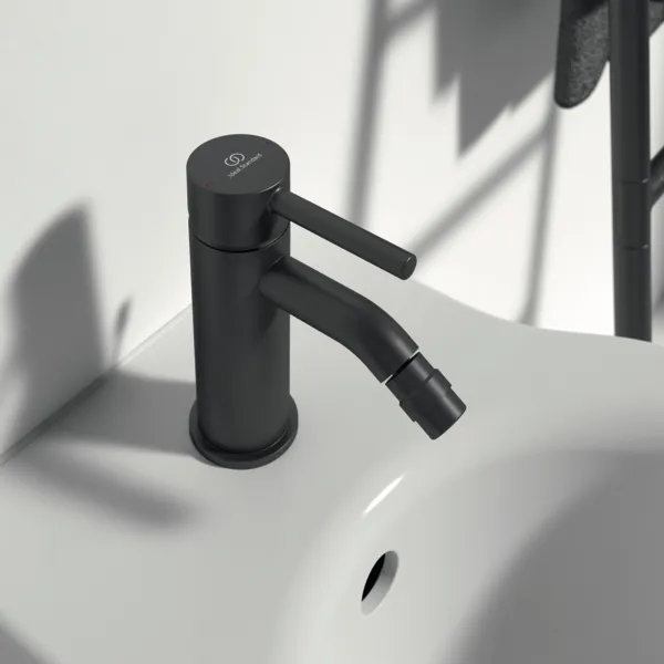 Bidetarmatur Ceraline, mit Ablaufgarnitur, Ausladung 106mm, Chrom Bidetarmatur Ceraline, mit Ablaufgarnitur, Ausladung 106mm, Chrom