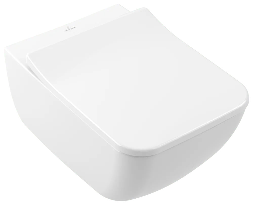 Villeroy & Boch Venticello Combi-Pack, WC spülrandlos, 375x560 mm, Höhe 330 mm, weiß Alpin, wandhängend mit DirectFlush, SoftClosing und QuickRelease-Sitz Villeroy & Boch Venticello Combi-Pack, WC spülrandlos, 375x560 mm, Höhe 330 mm, weiß Alpin, wandhängend mit DirectFlush, SoftClosing und QuickRelease-Sitz