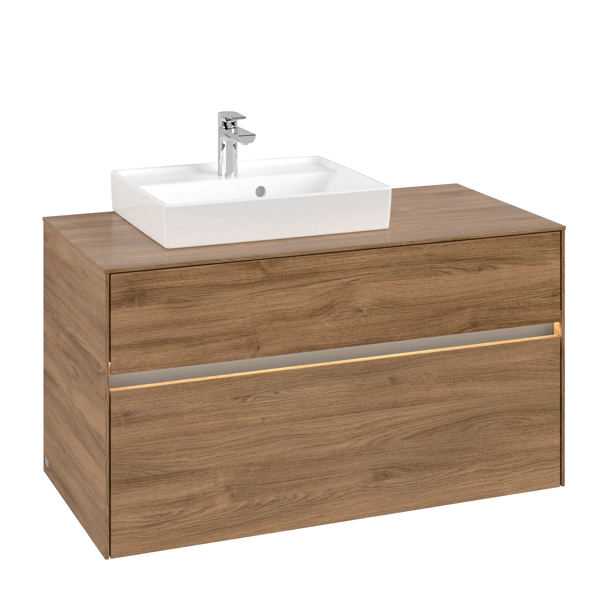 Villeroy & Boch Collaro Waschbeckenunterschrank C014B0, 1000x548x500mm, Kansas Oak