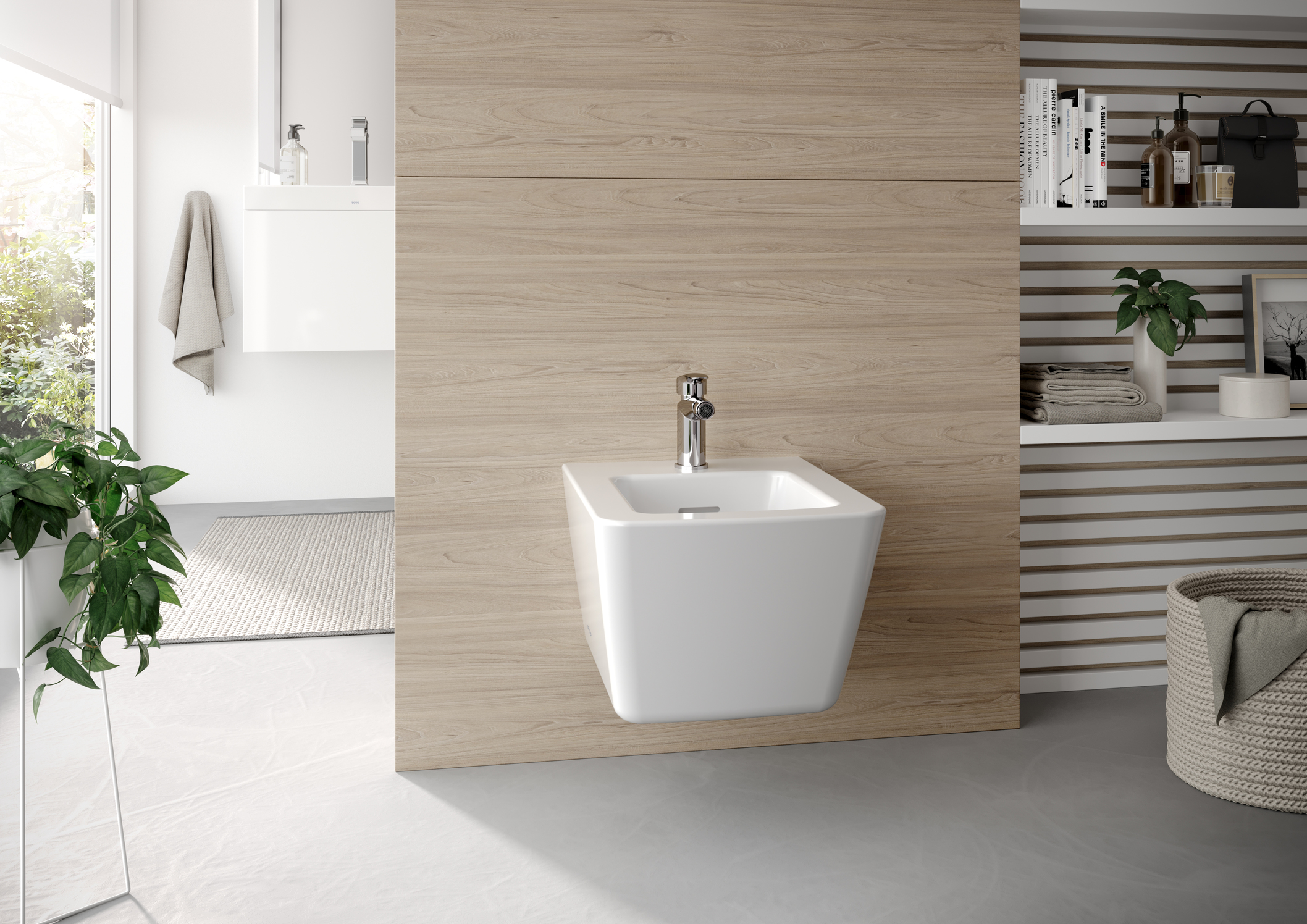 Toto Wand-Bidet „SP“ 380 × 540 × 290 mm in weiß Toto Wand-Bidet „SP“ 380 × 540 × 290 mm in weiß