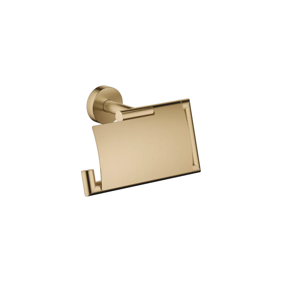 Dornbracht Papierrollenhalter mit Deckel SERIENSPEZIFISCH Dark Brass gebürstet