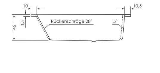 repaBAD Badewanne „Livorno Duo“ trapez 1750 mm, rechts in Weiß Matt repaBAD Badewanne „Livorno Duo“ trapez 1750 mm, rechts in Weiß Matt