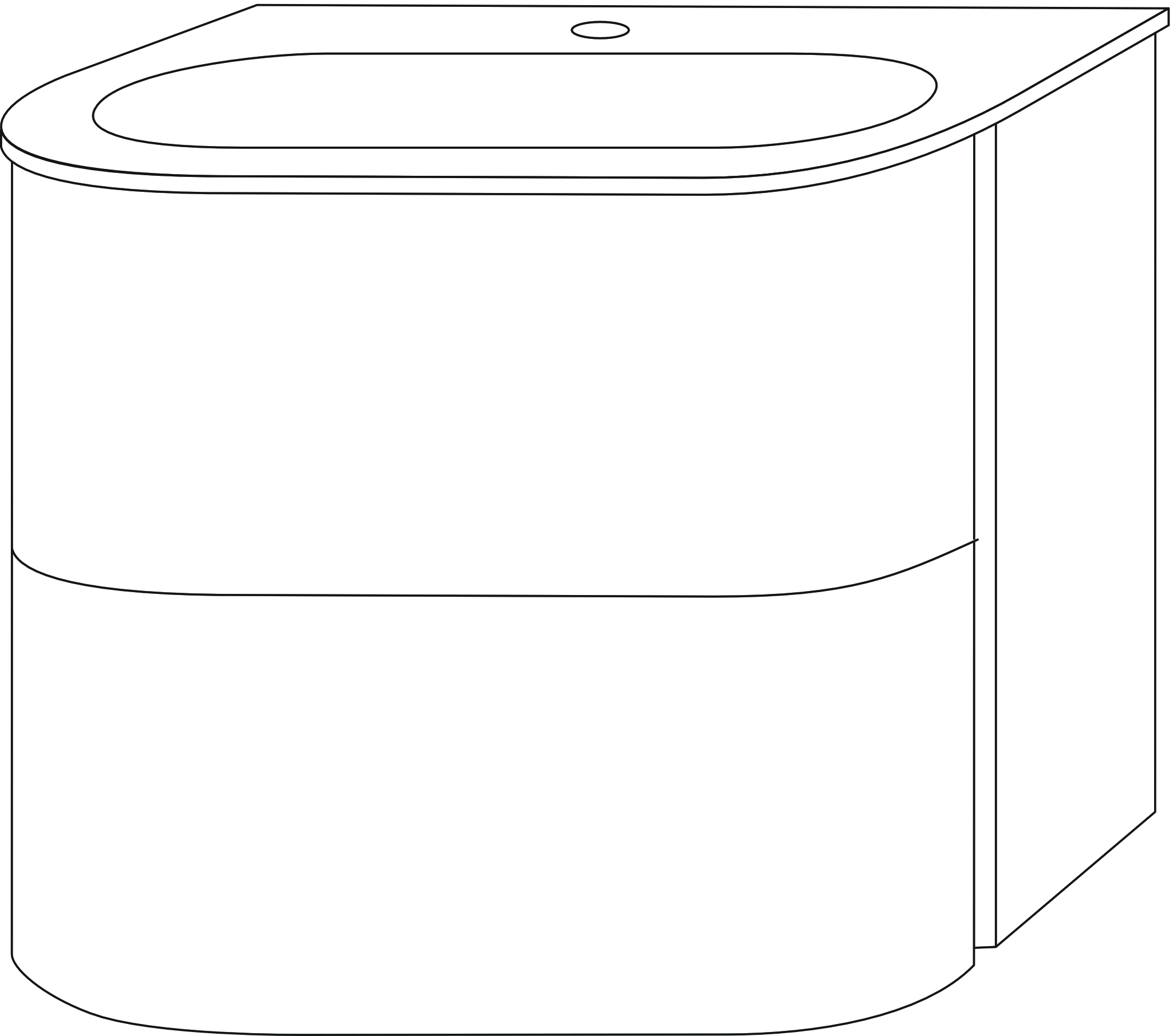 Sanipa Glas-WT Set 4balance (DG201) – Waschtischglas Optiwhite, Maße: 522x584x514 mm, Weiß-Matt Sanipa Glas-WT Set 4balance (DG201) – Waschtischglas Optiwhite, Maße: 522x584x514 mm, Weiß-Matt