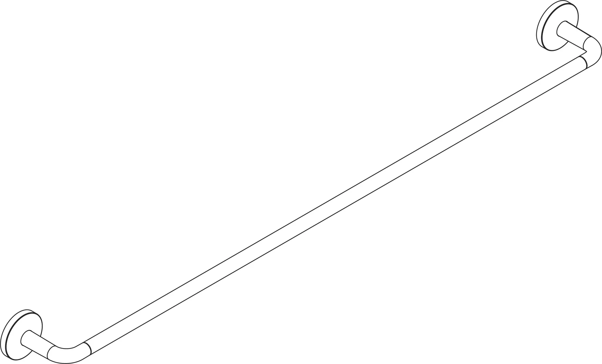 Hansgrohe AXOR Universal Circular Badetuchhalter 800 mm Brushed Red Gold Hansgrohe AXOR Universal Circular Badetuchhalter 800 mm Brushed Red Gold