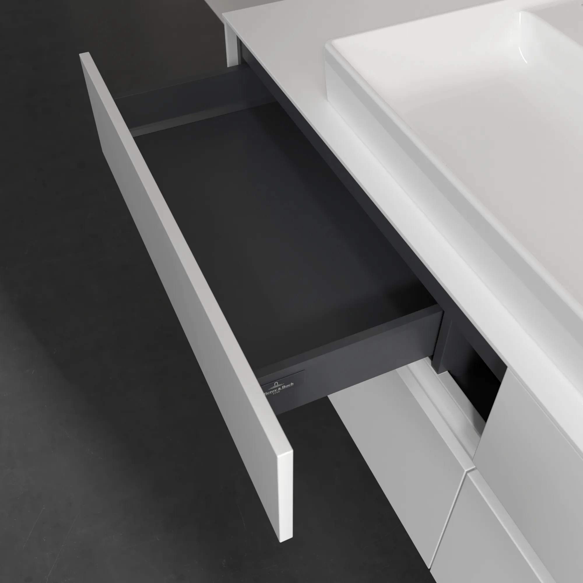 Villeroy & Boch Collaro Waschbeckenunterschrank C03100 Glossy White