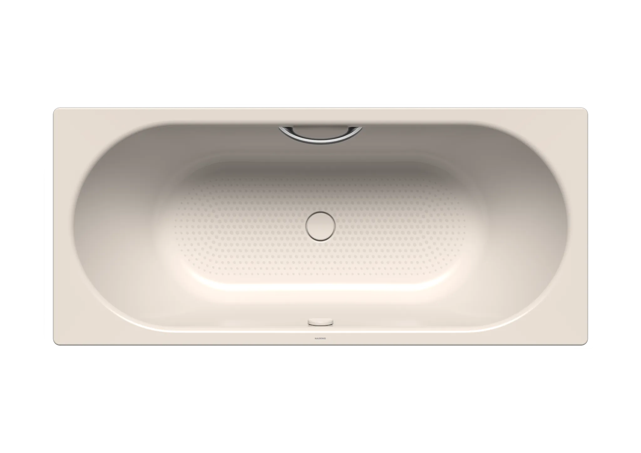 Kaldewei Badewanne „Centro Duo“ rechteck 170 × 75 cm, mit Grifflochbohrungen mit Überlaufbohrung, in pergamon